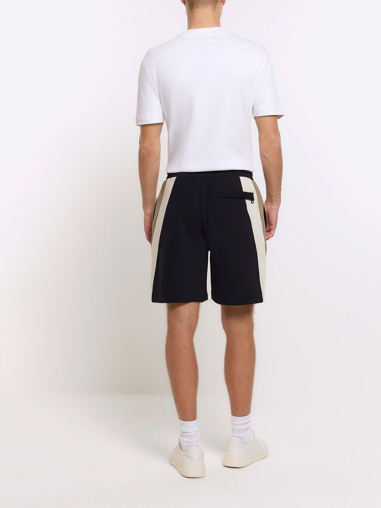 Черный - Эластичные шорты River Island 100% хлопок - Image 2 of 3 Черный - Эластичные шорты River Island 100% хлопок - Image 2 of 3