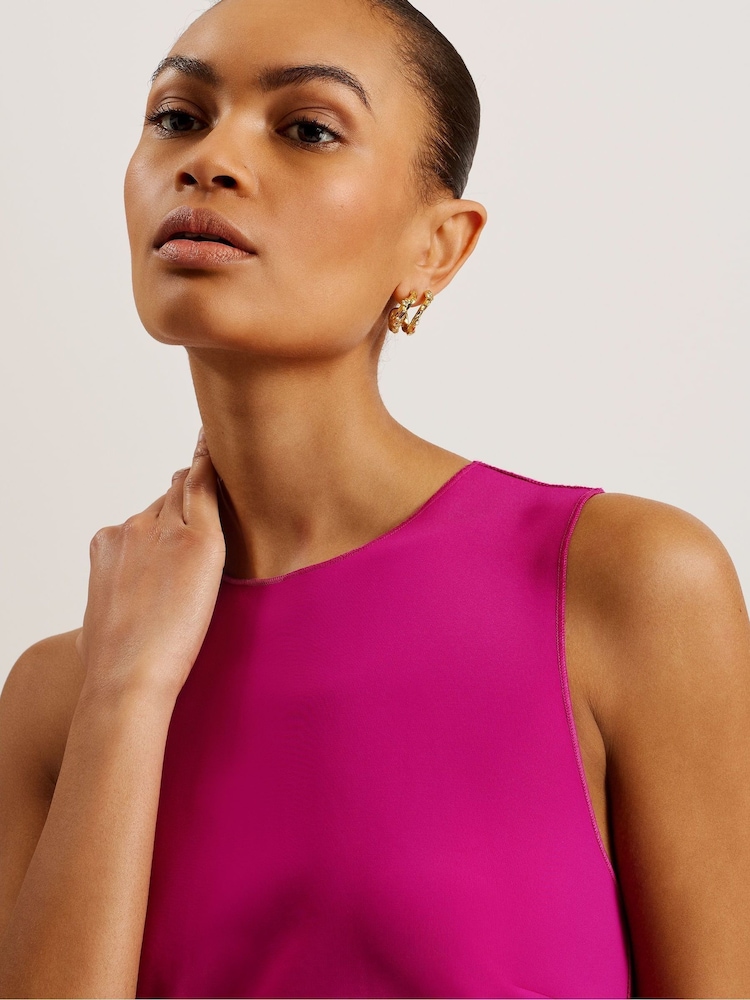 Ted Baker Purple Esthaa Scuba Bodycon Dress - Image 2 of 5