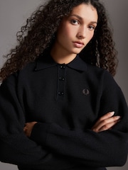 Fred Perry Knitted Polo Shirt - Image 5 of 7