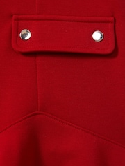 Reiss Red Fion 4-9 yrs Fit-and-Flare Pocket Detail Dress - Image 5 of 5