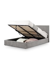 Julian Bowen Slate Grey Shoreditch End Lift Ottoman Storage Bed - Image 3 of 6