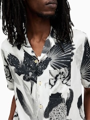 AllSaints White Frequency Shirt - Image 2 of 7