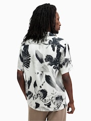 AllSaints White Frequency Shirt - Image 6 of 7