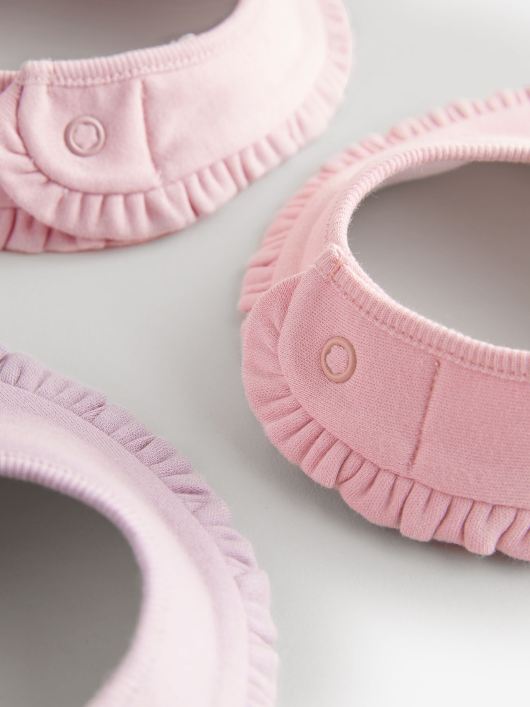 Rüschen, Pink - Baby-Lätzchen im 3er-Pack - Bild 6 von 6 Rüschen, Pink - Baby-Lätzchen im 3er-Pack - Bild 6 von 6