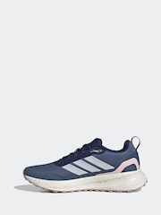 adidas Blue/Neutral Runfalcon 5 Trail Trainers - Image 2 of 8
