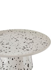Interiors by Premier White Speckled Cake Stand - Image 4 of 4