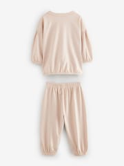 Neutral/ Pink Character 3 Pack Jogger 100% Cotton Pyjamas (9mths-8yrs) - Image 10 of 12