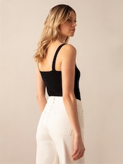 Ro&Zo Rib Knit Vest Top - Image 3 of 5