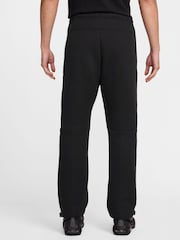 Nike Black Tech Fleece Open Hem Joggers - Image 2 of 3