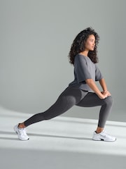 Charcoal Grey Ultimate Sports Leggings - Image 4 of 9