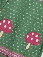 JoJo Maman Bébé Green Toadstool FairIsle Pattern Knitted Dress - Image 3 of 3