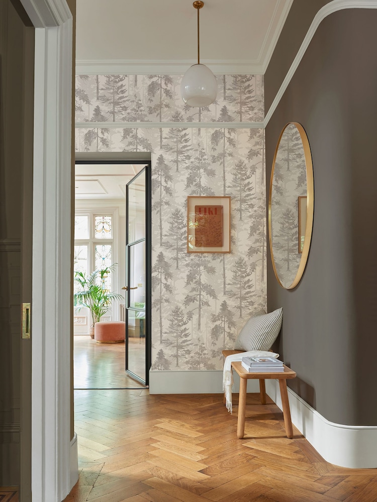 Graham & Brown Natural Norse Forrest Wallpaper - Image 1 of 3