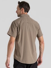Craghoppers Kiwi Short Sleeved Brown Shirt - Image 2 of 5