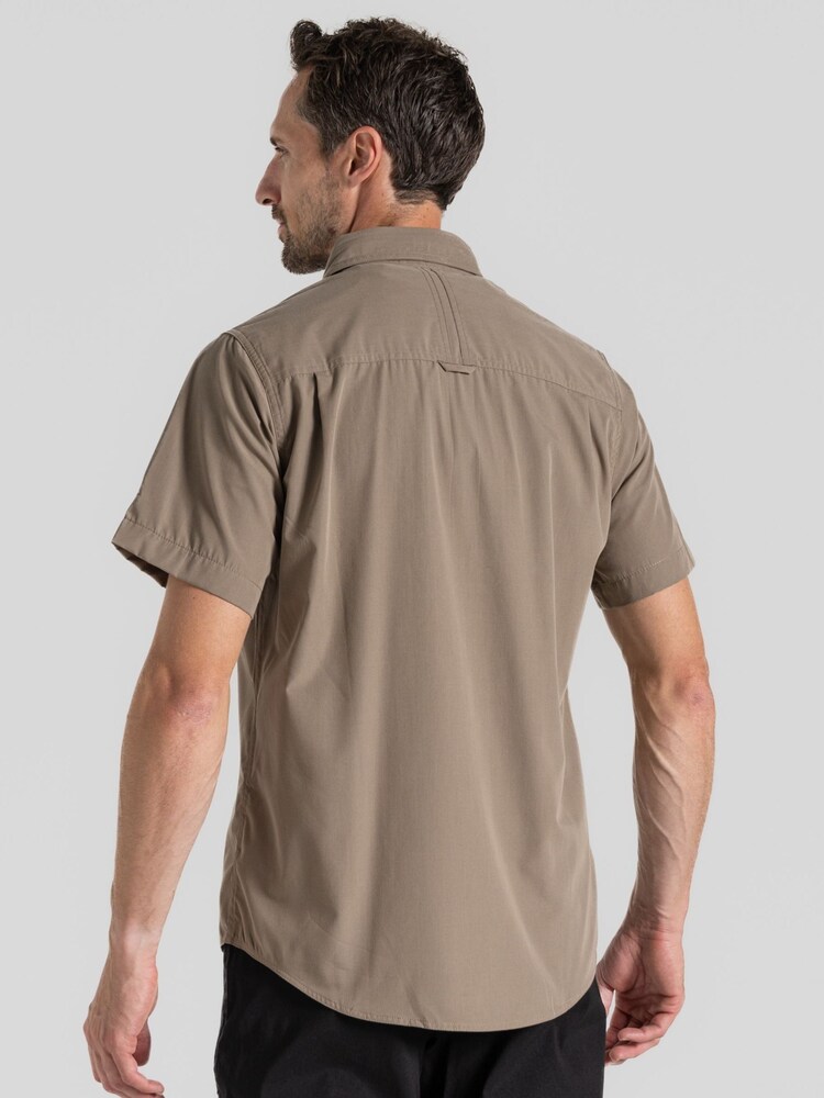 Craghoppers Kiwi Short Sleeved Brown Shirt - Image 2 of 5