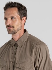 Craghoppers Kiwi Short Sleeved Brown Shirt - Image 4 of 5
