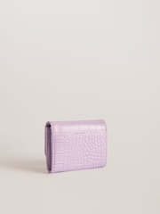 Ted Baker Purple Conilya Croc Effect Purse - Image 4 of 4
