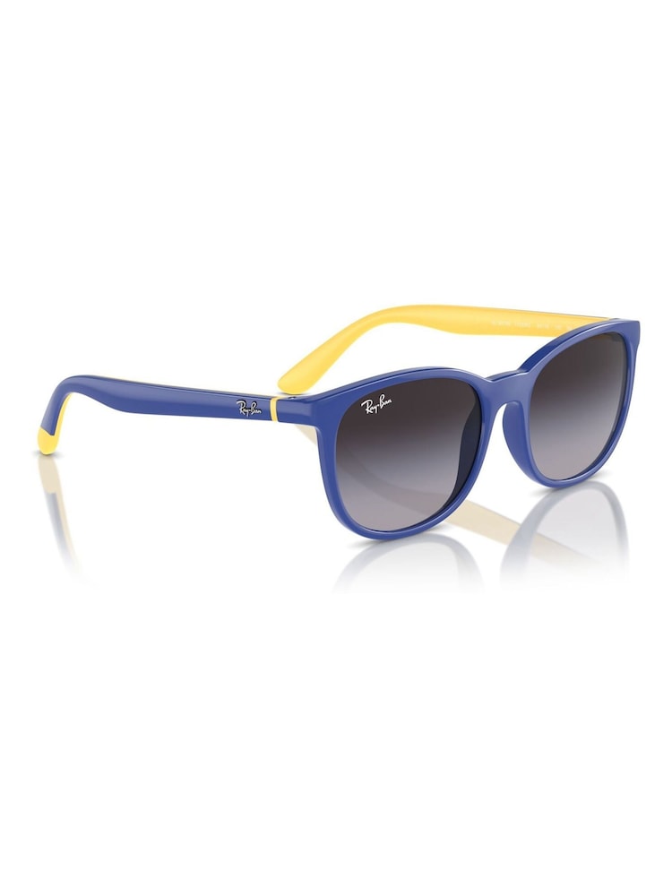 Ray-Ban Junior Blue Rj9079S Square Sunglasses - Image 1 of 6 Ray-Ban Junior Blue Rj9079S Square Sunglasses - Image 1 of 6