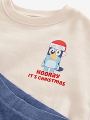 Cream Bluey Christmas Sweatshirt and Leggings Set (3mths-7yrs) - Image 7 of 9