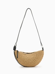 AllSaints Natural Half Moon Knot Cross-Body Bag - Image 2 of 6