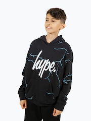 Hype. Boys Lightning Black Hoodie - Image 1 of 5