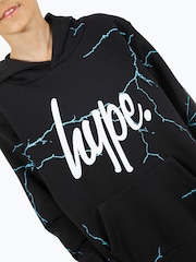 Hype. Boys Lightning Black Hoodie - Image 5 of 5