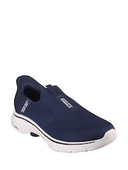 Azul - Skechers Go walk 7 Slip In Trainers - Imagen 1 de 3
