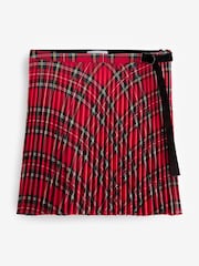 Red Check Mini Kilt Skirt - Image 6 of 7