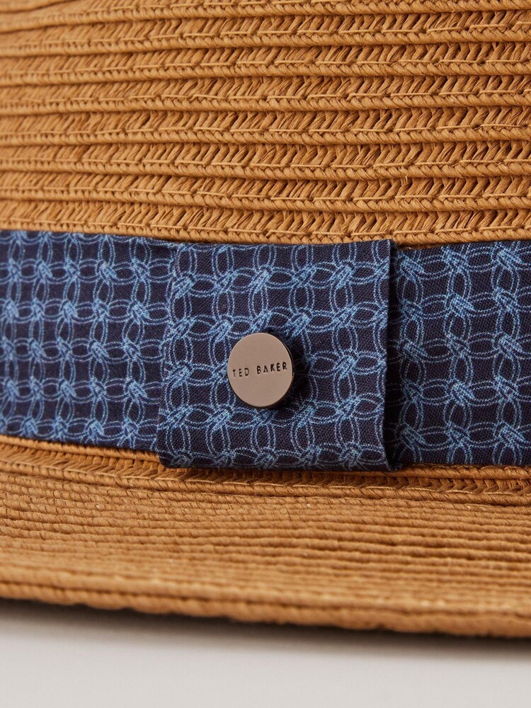 Ted Baker Natural Hurcann Fedora Hat - Image 3 of 3