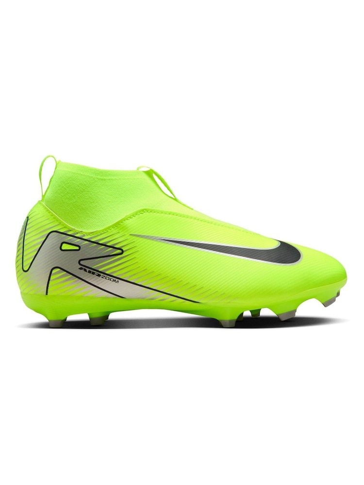 Зеленый грунт - Nike Детский Mercurial Zoom Superfly 10 Academy Ground зеленый футбол ботинки - Image 1 of 11