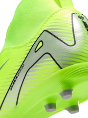 Зеленый грунт - Nike Детский Mercurial Zoom Superfly 10 Academy Ground зеленый футбол ботинки - Image 10 of 11