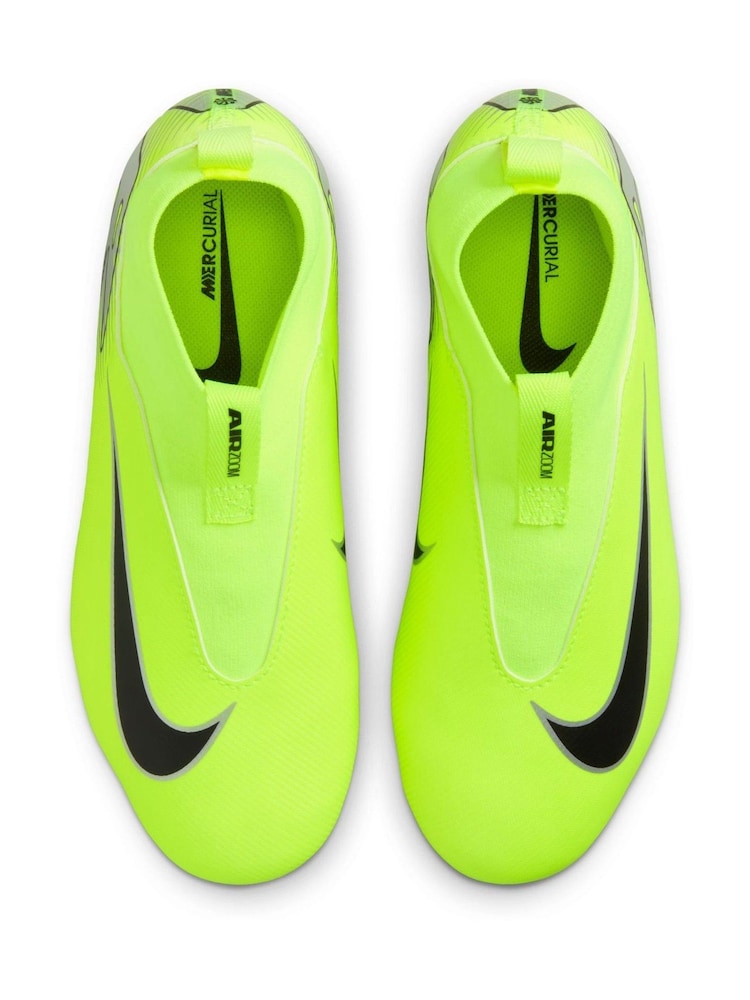 Зеленый грунт - Nike Детский Mercurial Zoom Superfly 10 Academy Ground зеленый футбол ботинки - Image 11 of 11