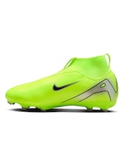 Зеленый грунт - Nike Детский Mercurial Zoom Superfly 10 Academy Ground зеленый футбол ботинки - Image 4 of 11