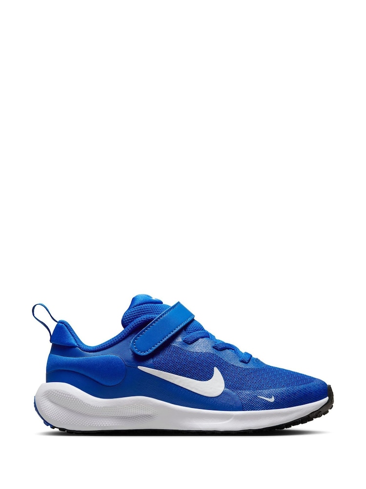 Nike Bright Blue Junior Revolution 7 Trainers - Image 1 of 10