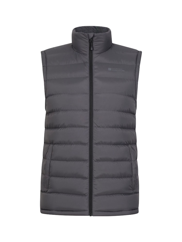Mountain Warehouse Grey Seasons II Mens Water Resistant Padded Gilet - Image 1 of 5