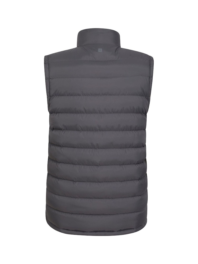 Mountain Warehouse Grey Seasons II Mens Water Resistant Padded Gilet - Image 3 of 5