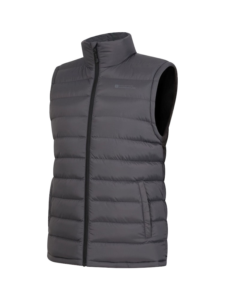 Mountain Warehouse Grey Seasons II Mens Water Resistant Padded Gilet - Image 4 of 5