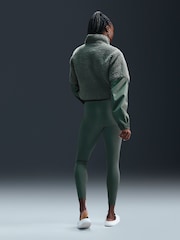 Nike Dark Green Sportswear Classic High-Waisted 7/8 Leggings - Image 2 of 6