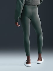 Nike Dark Green Sportswear Classic High-Waisted 7/8 Leggings - Image 3 of 6
