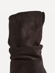 Linzi Brown Mosaic Multiwear Ruched Ankle Boots - Image 5 of 5