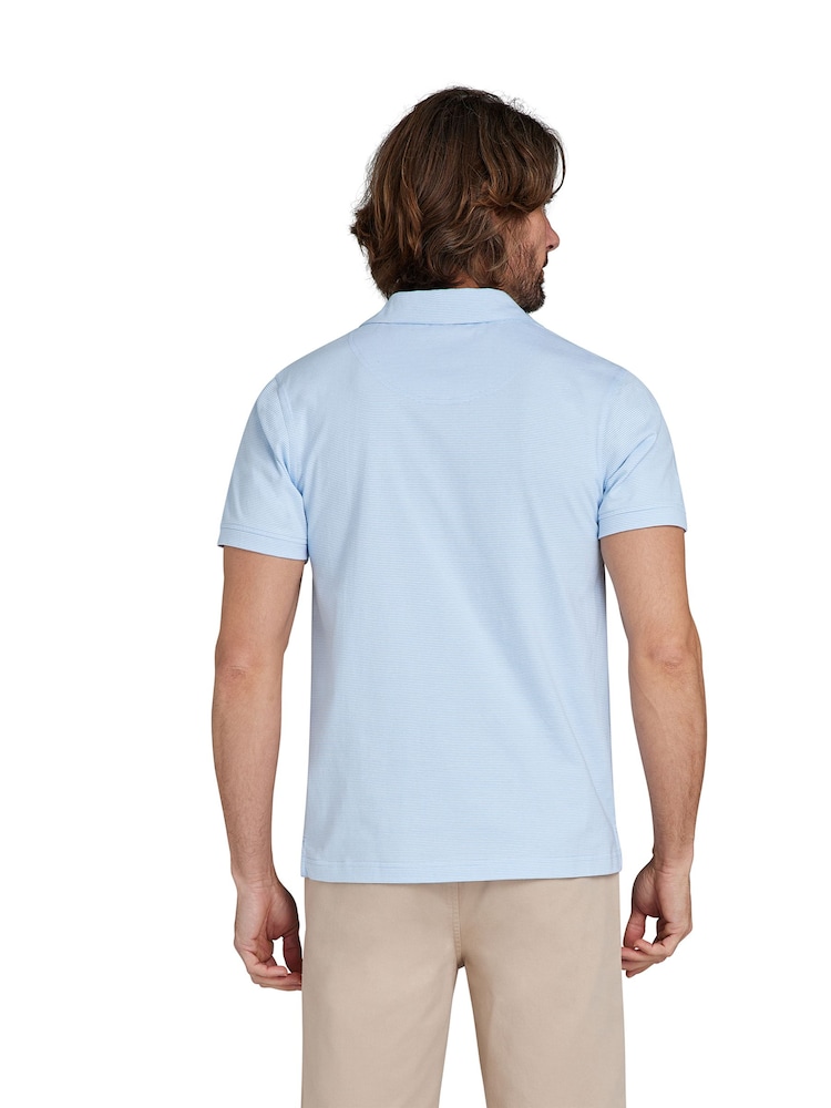 Raging Bull Blue Feeder Stripe Jersey Polo Shirt - Image 2 of 7