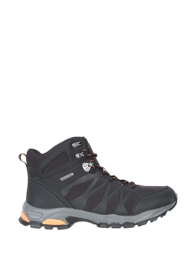 Mountain Warehouse Black Mens Trekker II Waterproof Softshell Walking Boots - Image 2 of 5