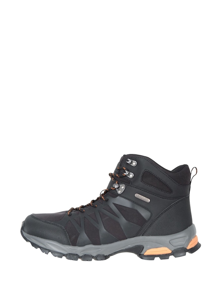 Mountain Warehouse Black Mens Trekker II Waterproof Softshell Walking Boots - Image 3 of 5