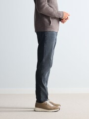 Charcoal Grey Slim Fit Motion Flex Ultra Soft Jeans - Image 4 of 6