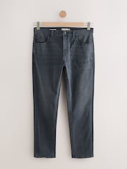 Charcoal Grey Slim Fit Motion Flex Ultra Soft Jeans - Image 7 of 11