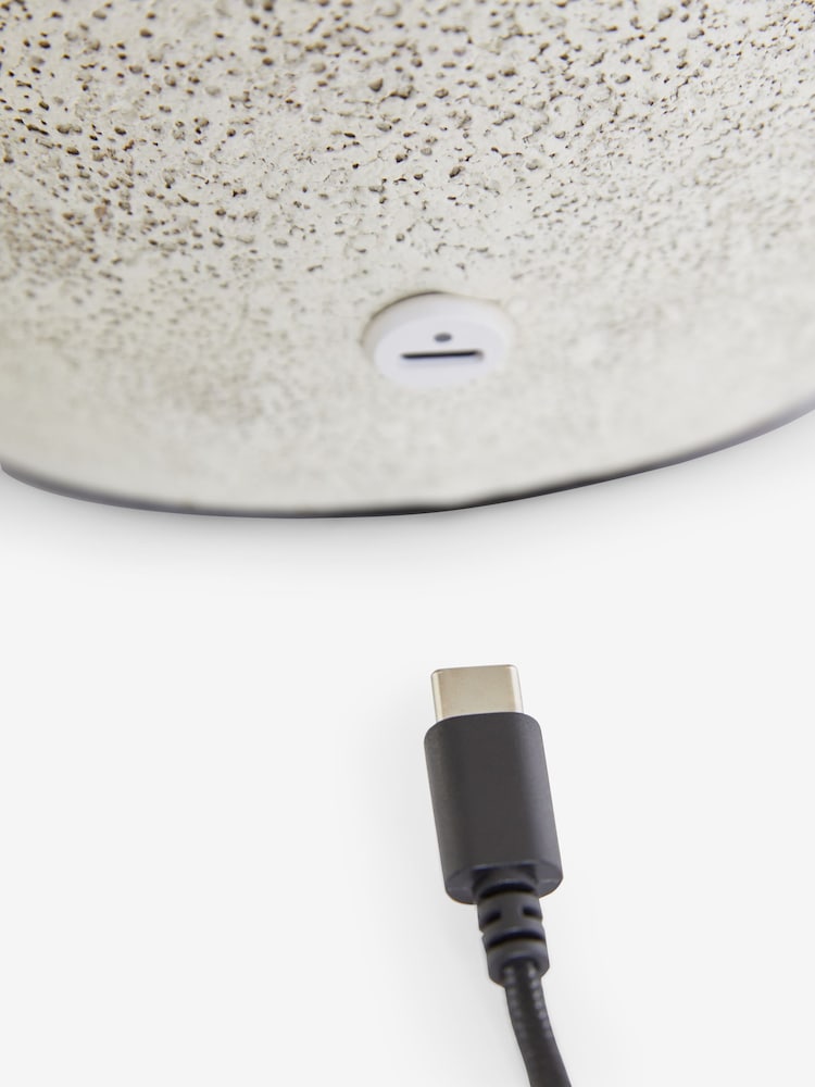Grey Kineton Large Rechargeable Wireless Table Lamp - Image 7 of 7