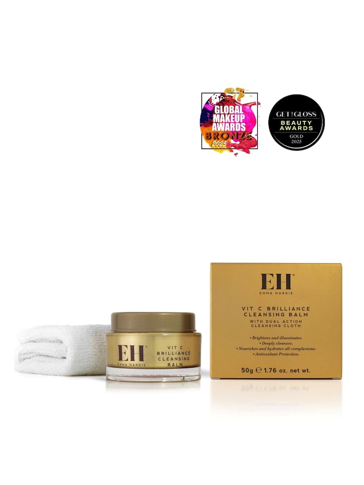 Emma Hardie 50g Vit C Brilliance Cleansing Balm with Dual Action Cleansing Cloth - Image 1 of 4