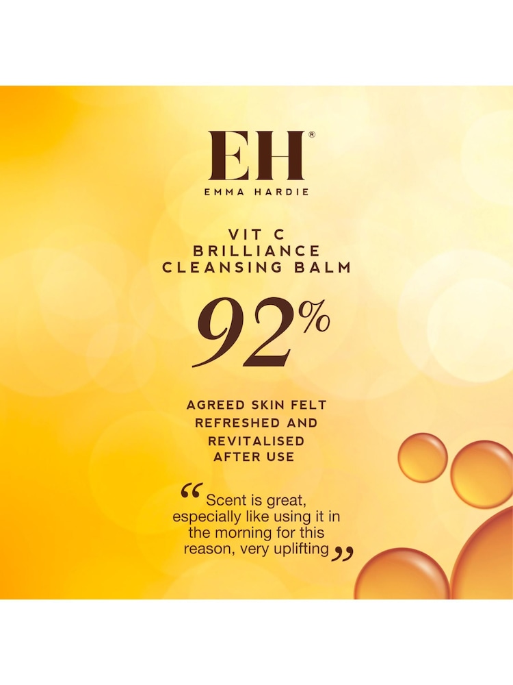Emma Hardie 50g Vit C Brilliance Cleansing Balm with Dual Action Cleansing Cloth - Image 4 of 4