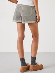 Hush Green Amalia Striped Shorts - Image 3 of 5