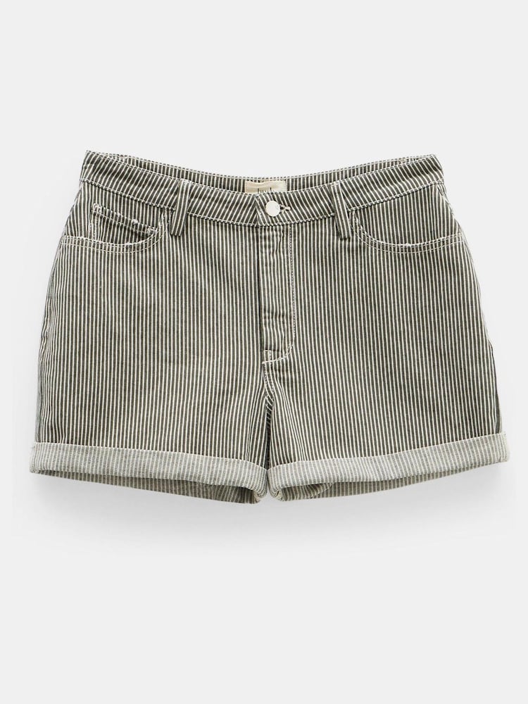 Hush Green Amalia Striped Shorts - Image 5 of 5