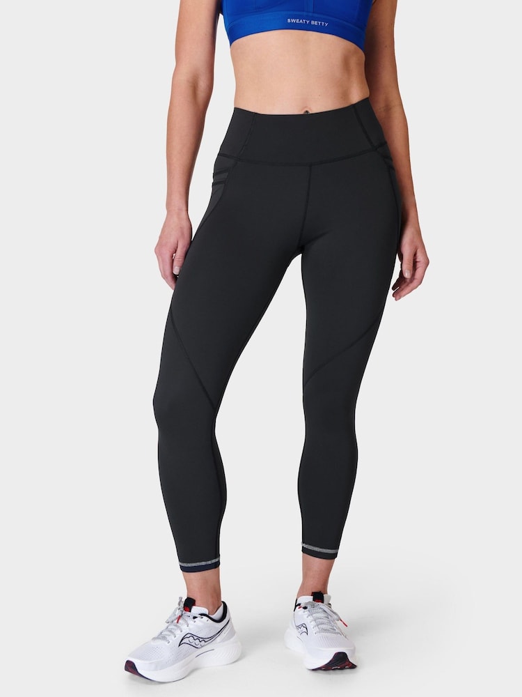 Sweaty Betty Black 7/8 Length Power Pro 7/8 Workout Leggings - Image 1 of 10